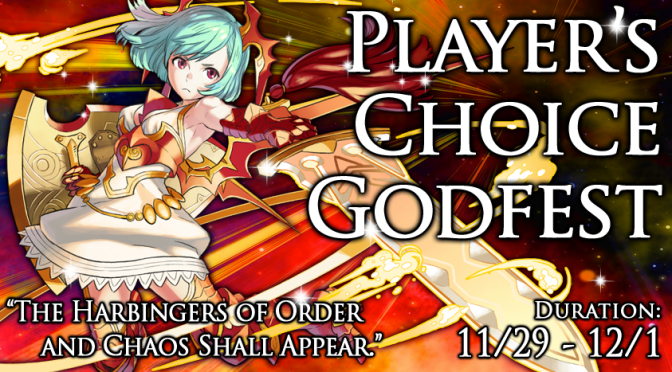 Player’s Choice Godfest Anticipation 11/29-12/01